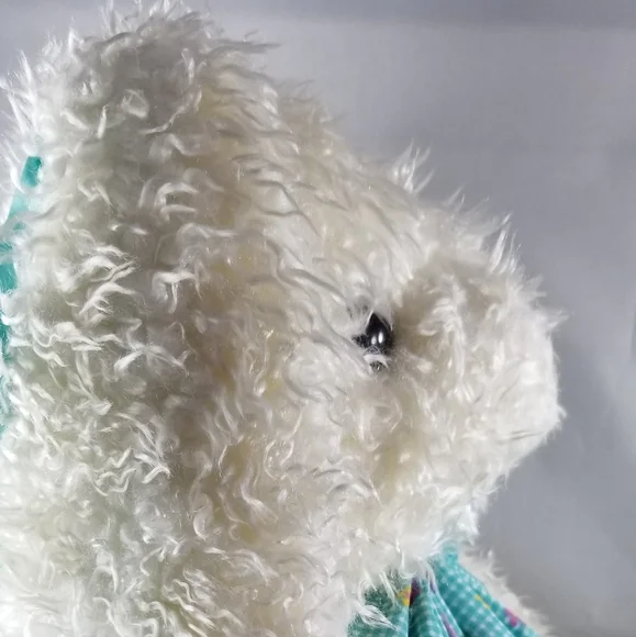 Commonwealth White Bunny Long Floppy Ears Plush Stuffed Animal Easter Bow 20" - Picture 2 of 13